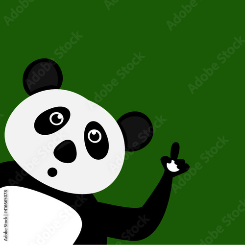 Panda hat einen Plan