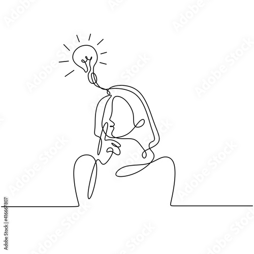 Continuous one drawn line o...