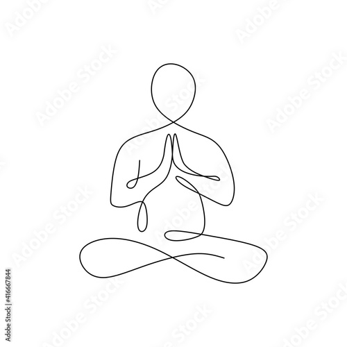 Continuous one line drawing...
