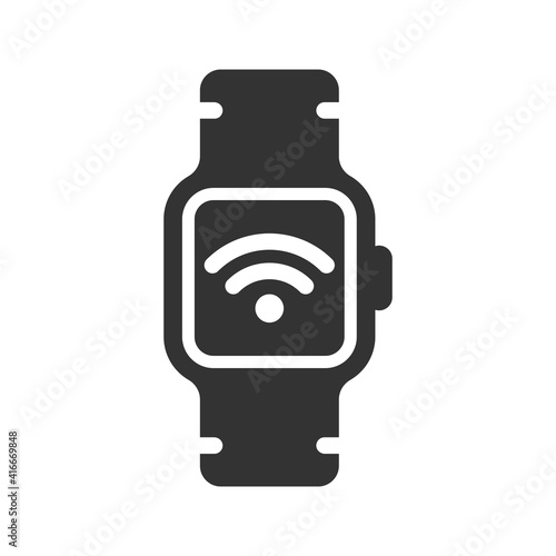 Smartwatch wireless network icon