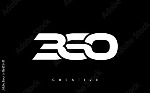 360 Letter Initial Logo Design Template Vector Illustration
