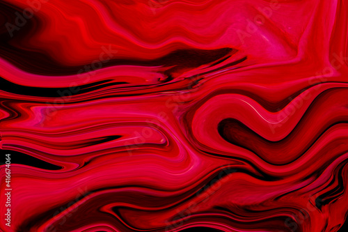 The red and black colors in marble abstract background texture.