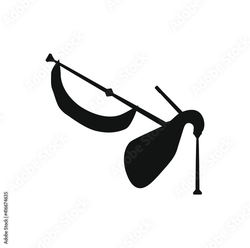 icon of Asturian bagpipe in Spain