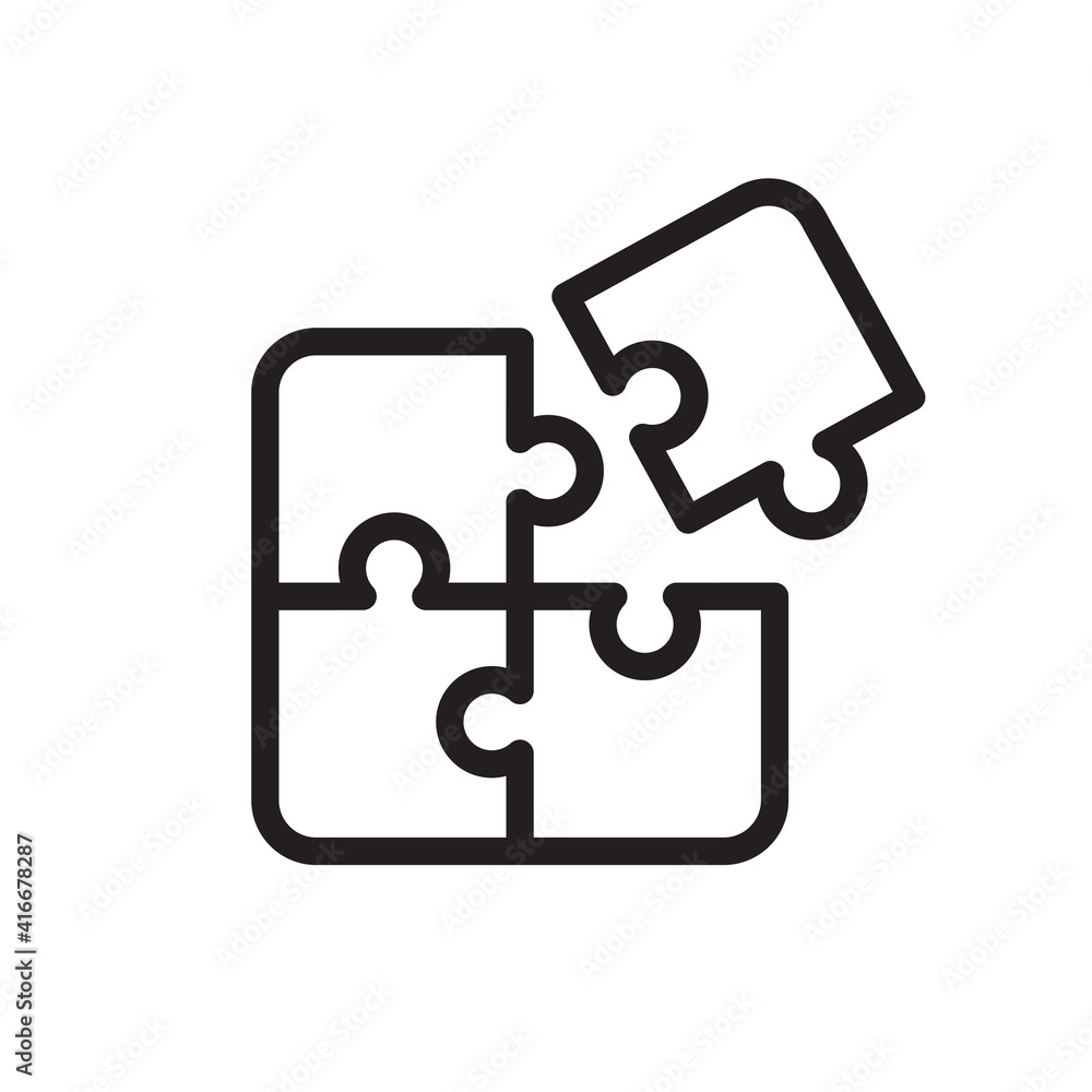 puzzle icon vector design illustration puzzle icon vector design illustration
