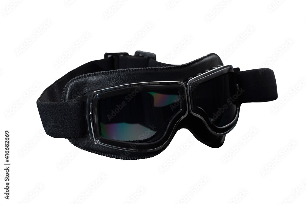 men black pilot goggles or sunglasses isolated on white men black pilot goggles or sunglasses isolated on white