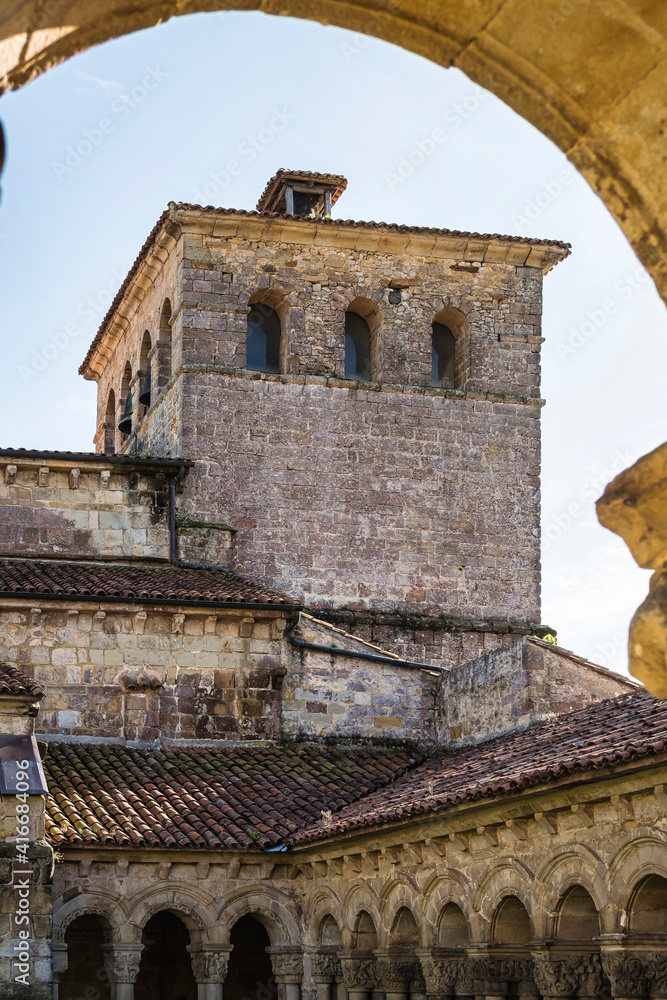 Collegiate Church of Santa Juliana in Santillana del Mar, Cantabria, Spain