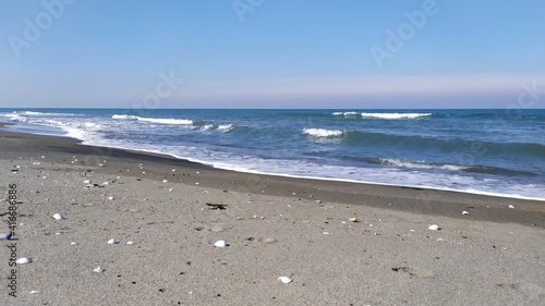 Black Sea Open Air Sun Sea Blue Cloudless