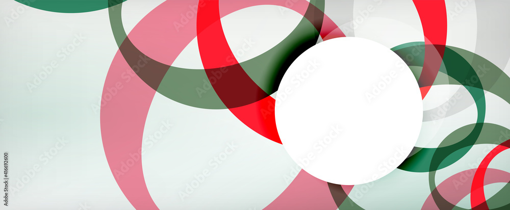 Ring geometric shapes, o letter repetition wallpaper. Abstract background for business or technology presentations, internet posters or web brochure covers Ring geometric shapes, o letter repetition wallpaper. Abstract background for business or technology presentations, internet posters or web brochure covers