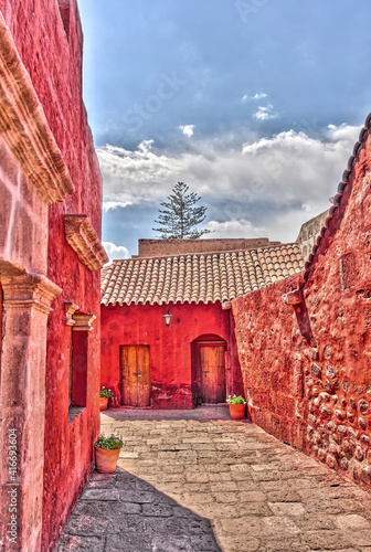 Fototapeta Naklejka Na Ścianę i Meble -  Monasterio de Santa Catalina, Arequipa, Peru