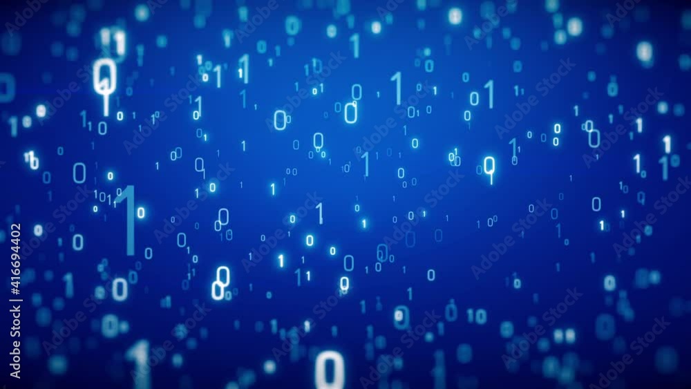 blue binary pattern computer code