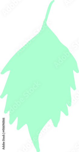 Image of a leaf on a white background.
The image is presented in the EPS JPG format. It will be useful for the nature images,forest, autumn and spring.
