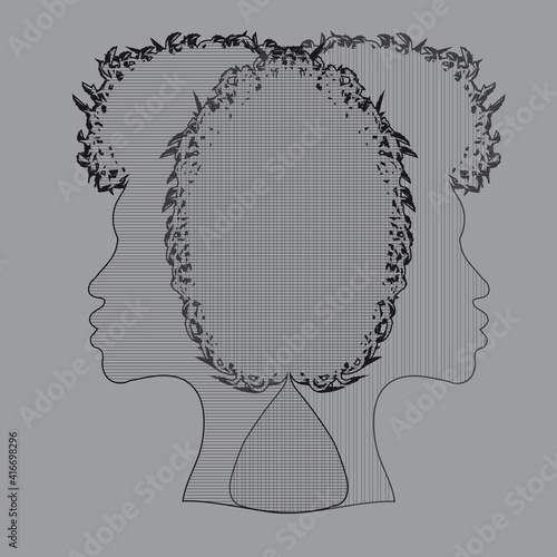Doppelsilhouette 9