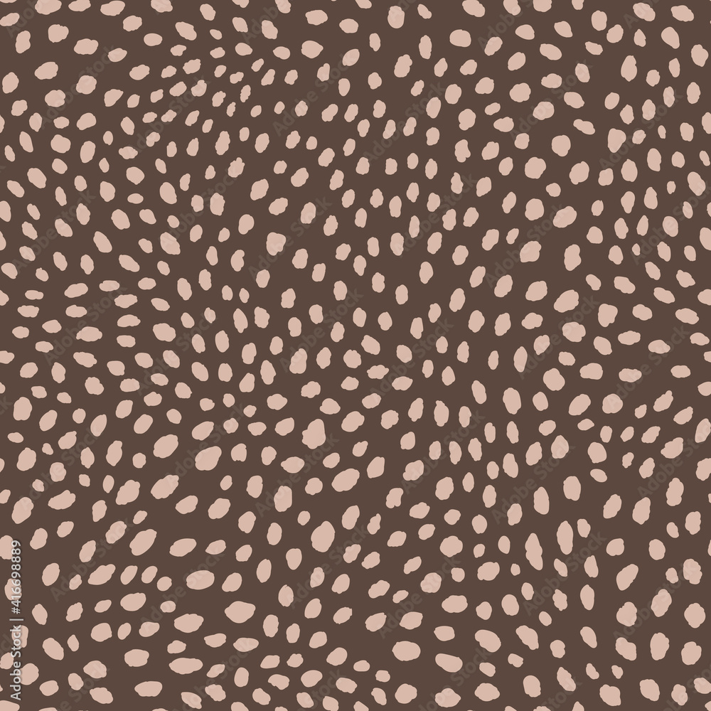 Fototapeta premium Abstract modern leopard seamless pattern. Animals trendy background. Orange decorative vector stock illustration for print, card, postcard, fabric, textile. Modern ornament of stylized skin