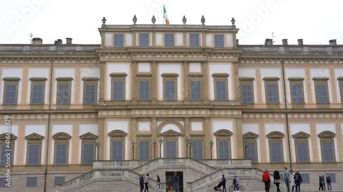 Obraz na płótnie Europe, Italy , Milan February 2021 - Villa Reale in Monza city w salonie