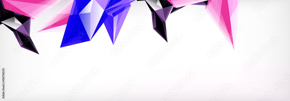 Vector 3d triangles and pyramids abstract background for business or technology presentations, internet posters or web brochure covers Vector 3d triangles and pyramids abstract background for business or technology presentations, internet posters or web brochure covers
