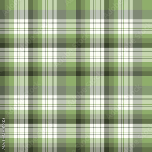 Seamless pattern in beautiful green colors for plaid, fabric, textile, clothes, tablecloth and other things. Vector image.