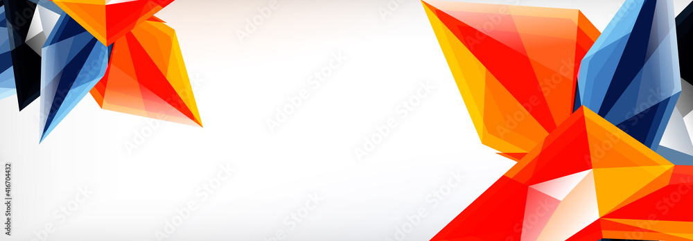 Vector 3d triangles and pyramids abstract background for business or technology presentations, internet posters or web brochure covers Vector 3d triangles and pyramids abstract background for business or technology presentations, internet posters or web brochure covers