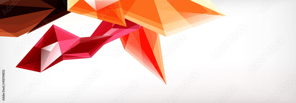 Vector 3d triangles and pyramids abstract background for business or technology presentations, internet posters or web brochure covers Vector 3d triangles and pyramids abstract background for business or technology presentations, internet posters or web brochure covers