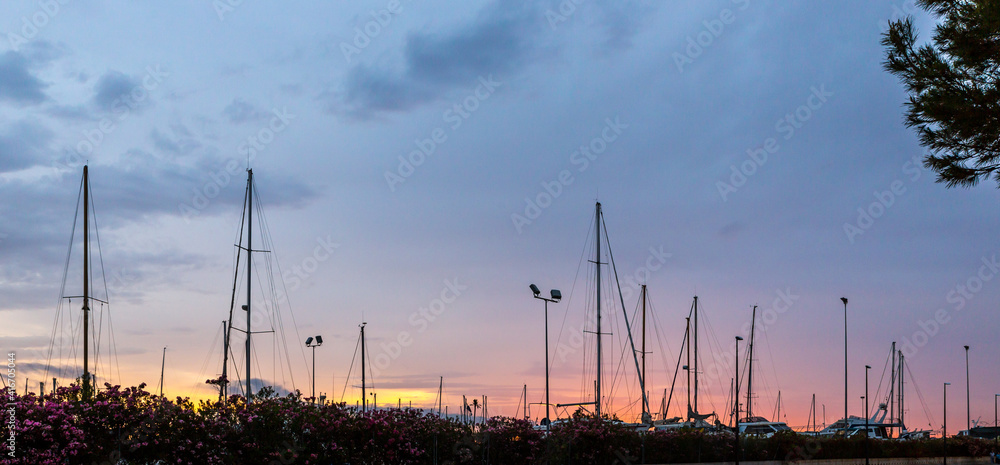 Denia harbour, Spain Denia harbour, Spain