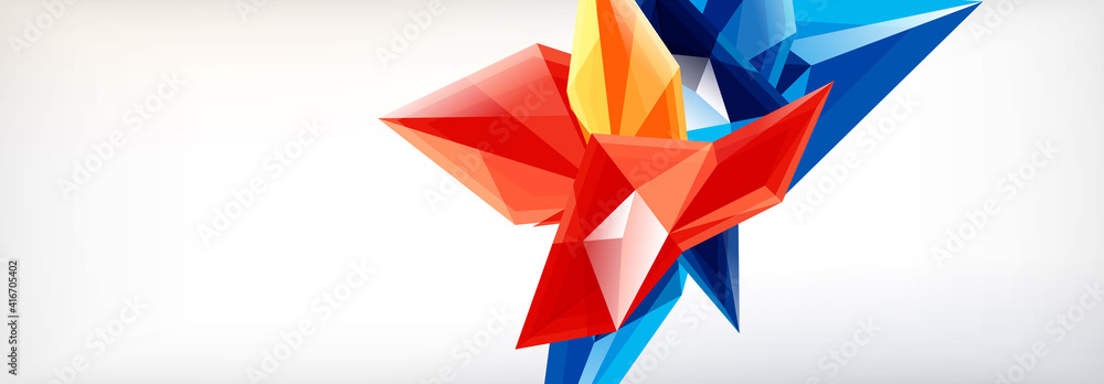 Vector 3d triangles and pyramids abstract background for business or technology presentations, internet posters or web brochure covers Vector 3d triangles and pyramids abstract background for business or technology presentations, internet posters or web brochure covers