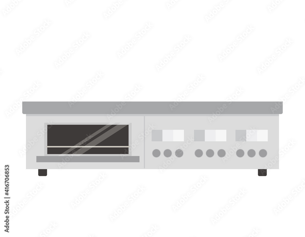 電気コンロのベクターイラスト 電気コンロのベクターイラスト