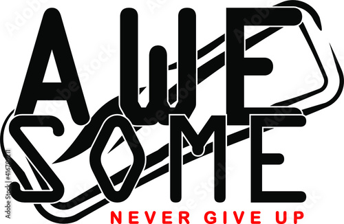 Awesome design typography for print
