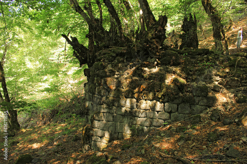 Fragments of the fortress Kale and Bugurt. photo