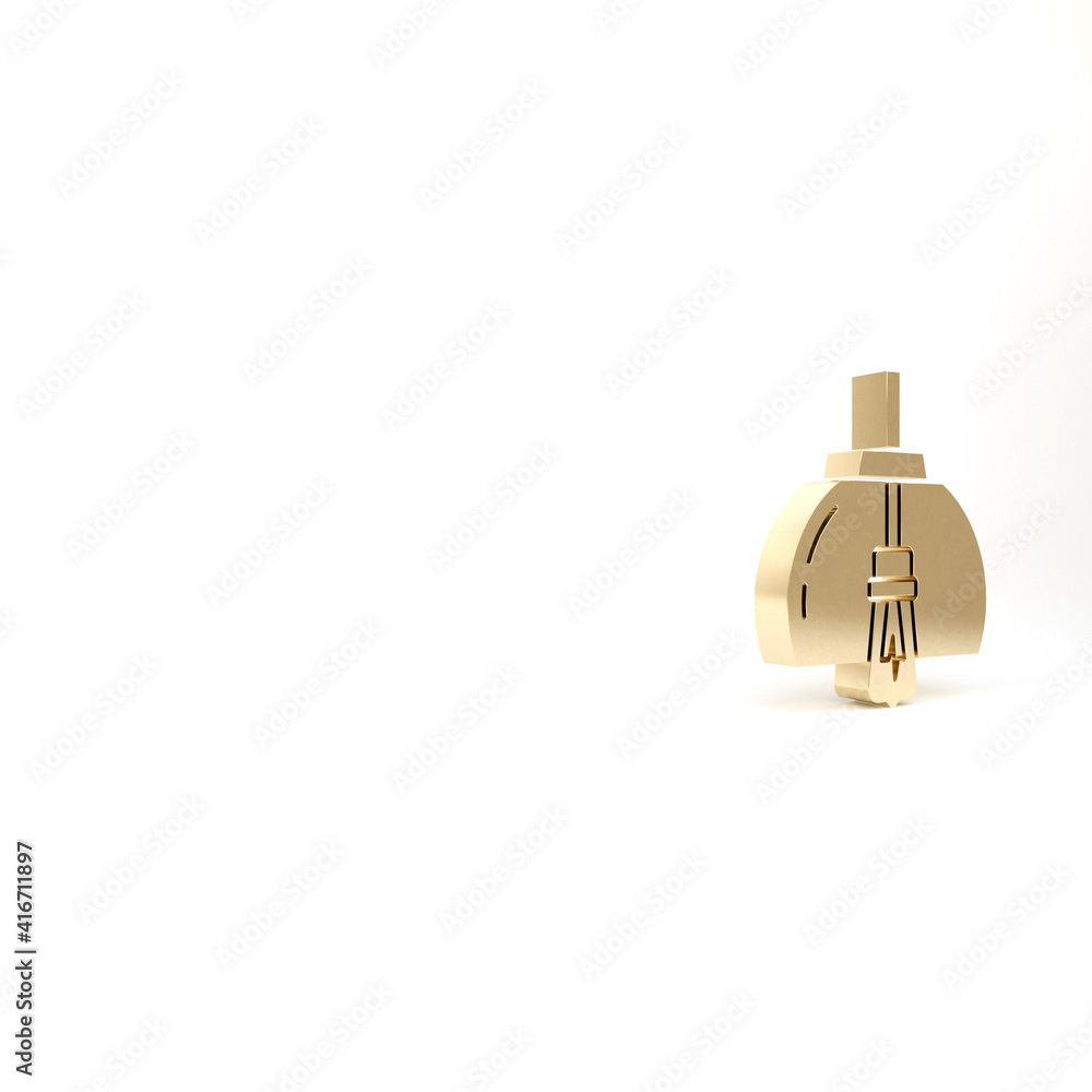 Gold Chandelier icon isolated on white background. 3d illustration 3D render. Gold Chandelier icon isolated on white background. 3d illustration 3D render.