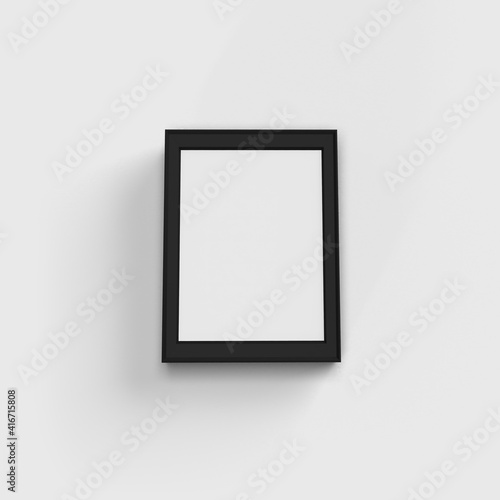 photo frame on white background