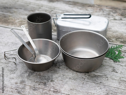 Plakat アウトドア キャンプ用登山用調理用品 食器