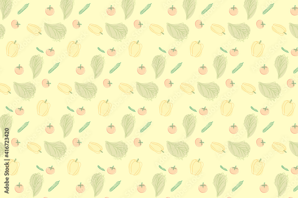 Vegetable background Vegetable background