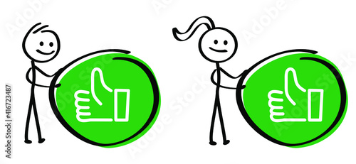 world compliment day Green stickman, compliments oke like hand thumb up, thumbs down Okay or super good. Vector okey hands Unlike or dislike Don't, Dont or yes, no finger. Cartoon stick figures man