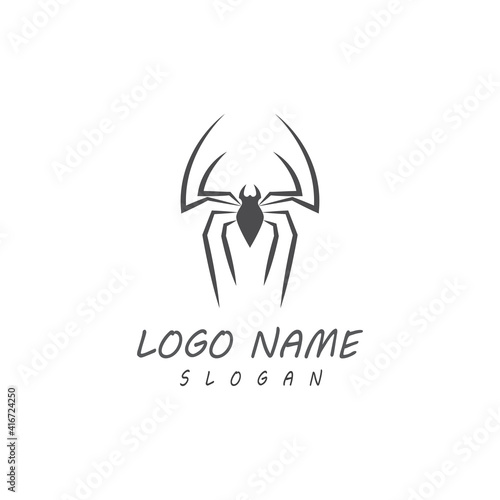 Spider Logo Template vector symbol design