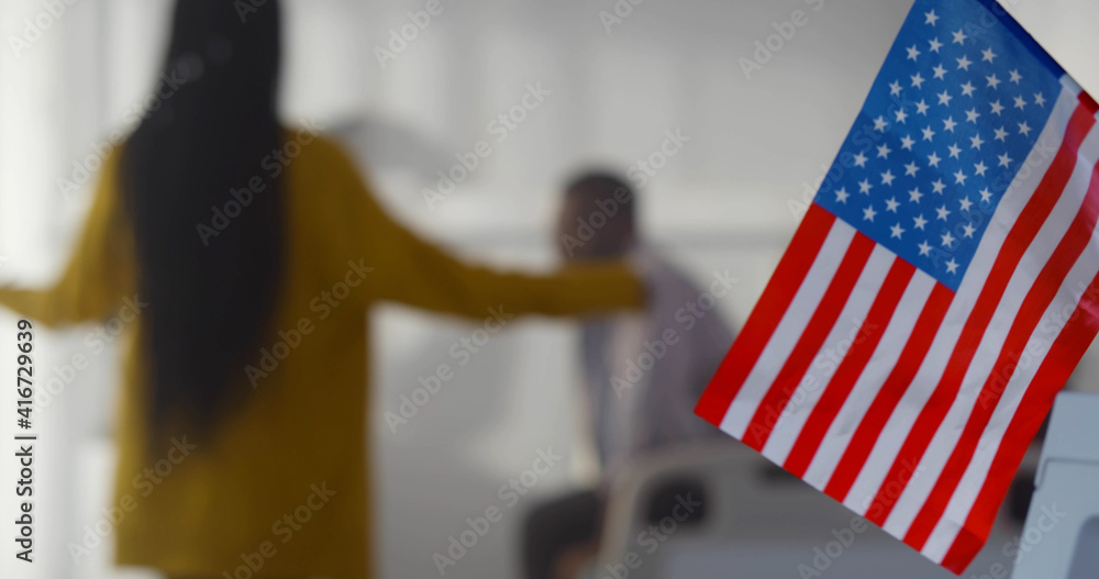 Afro-american woman picking up husband discharged from hospital Afro-american woman picking up husband discharged from hospital