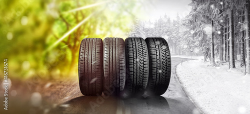 Swap summer tires for winter tires - time for summer tires