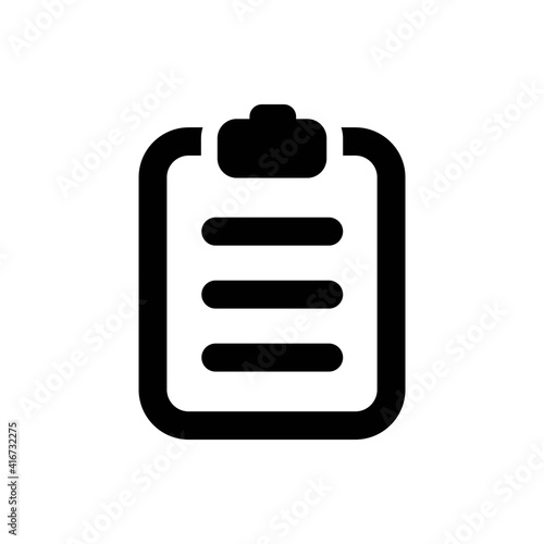 Clipboard document icon