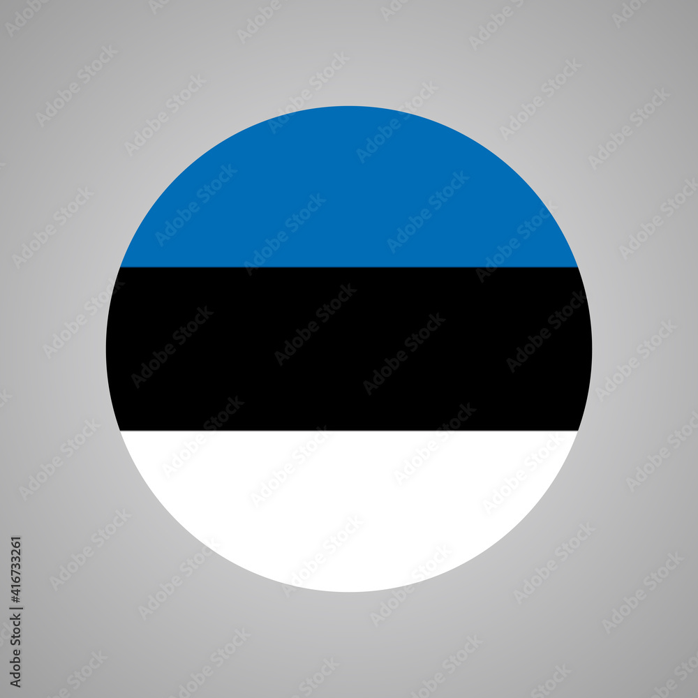 Flag Of Estonia. Vector Illustration. Flag Of Estonia. Vector Illustration.