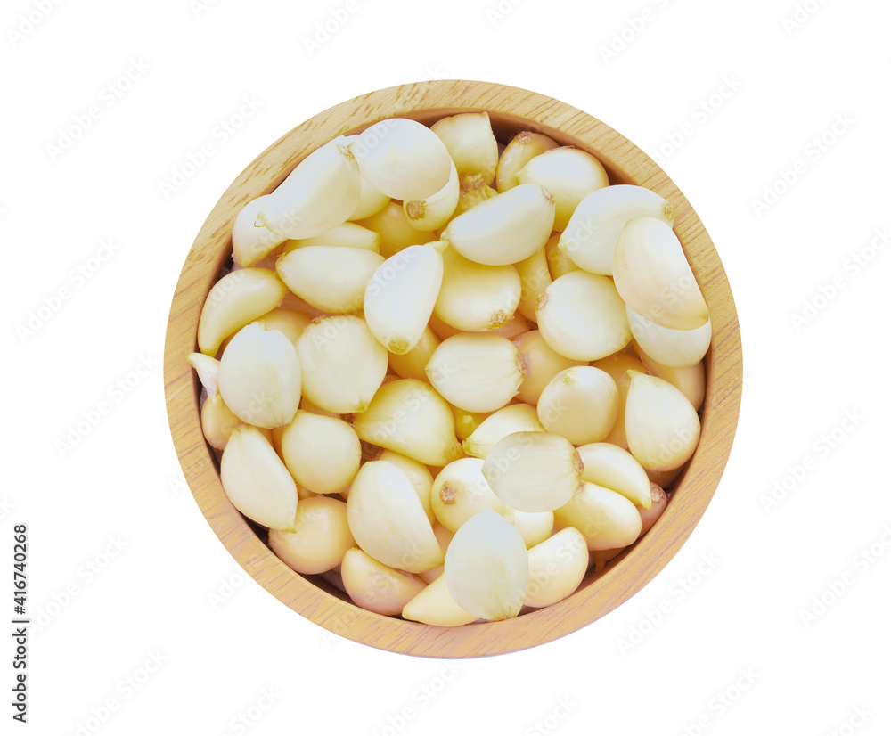Garlic collection Isolated on white background Garlic collection Isolated on white background