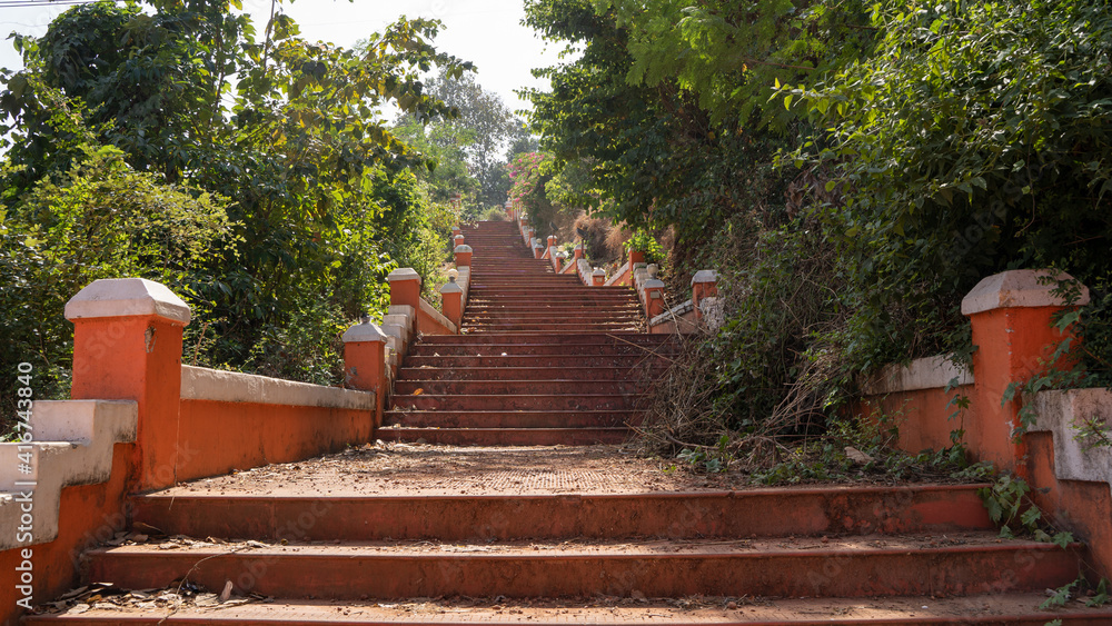 Stairway of a Hindu Temple