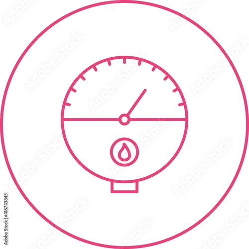 Unique Tankless Water Heater Line Vector Icon