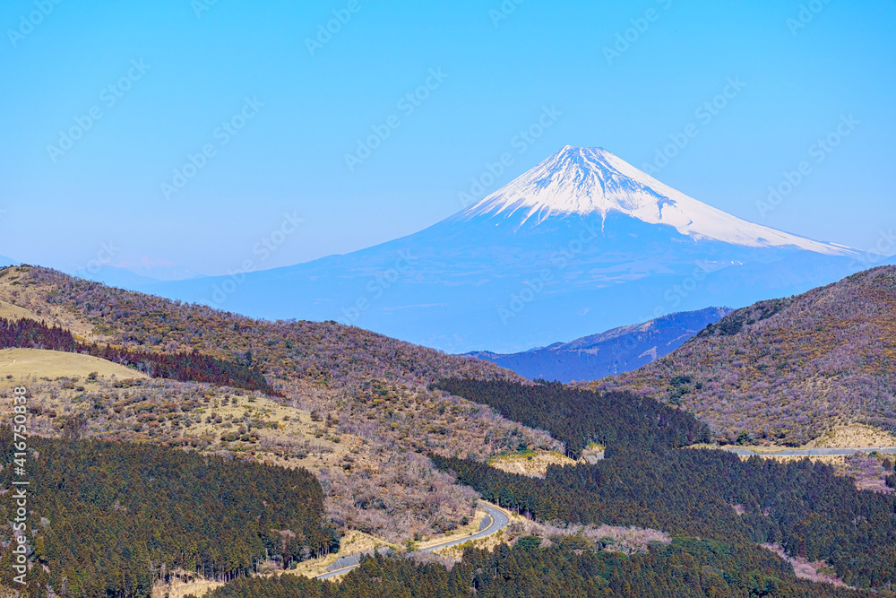 Fototapeta premium 【静岡県】晴天の仁科峠