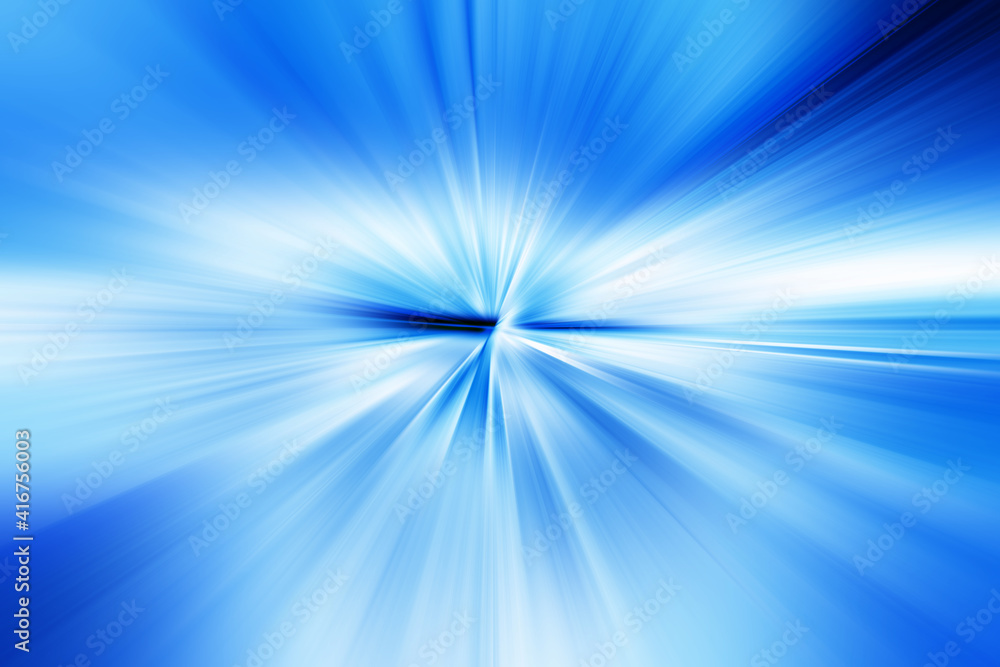 Abstract radial zoom blur surface of blue and white tones. Abstract blue background with radial, radiating, converging lines. Abstract radial zoom blur surface of blue and white tones. Abstract blue background with radial, radiating, converging lines.