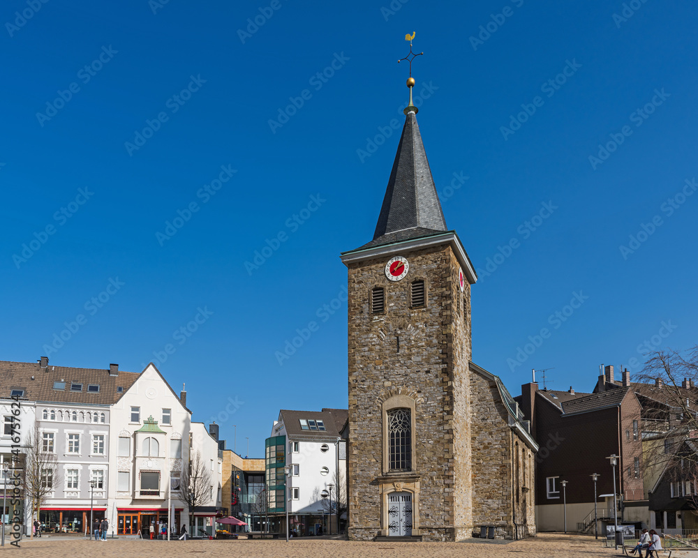 Die alte Kirche am Offers in Velbert; Nordrhein-Westfalen; Deutschland