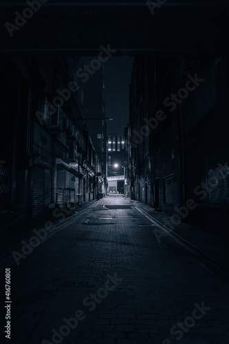 night street in the city