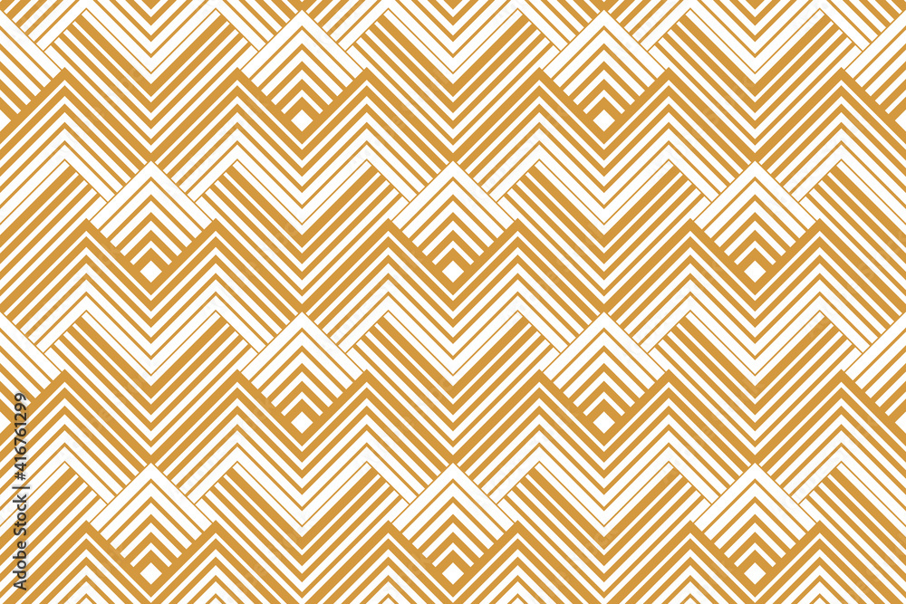 Abstract geometric pattern with stripes, lines. Seamless vector background. White and gold ornament. Simple lattice graphic design Abstract geometric pattern with stripes, lines. Seamless vector background. White and gold ornament. Simple lattice graphic design