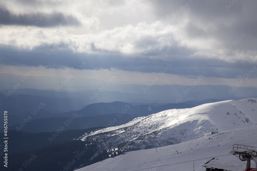 snow mountain Slovakia ski winter Jasna Europa