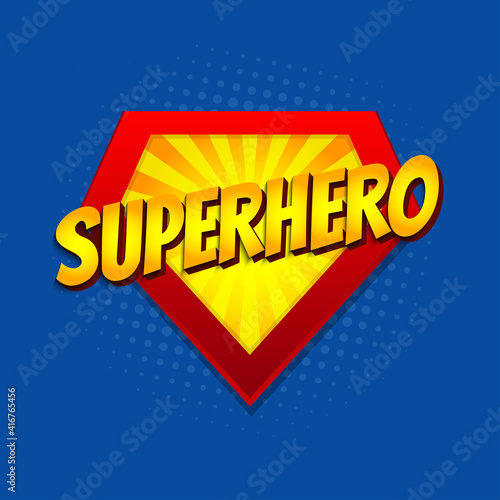Super hero power graphics, vector