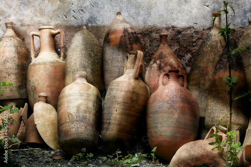 Pompeii, amphoras
