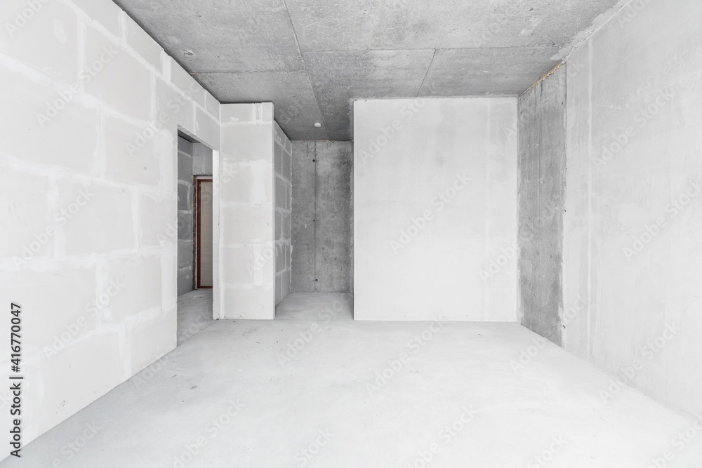 Obraz premium new apartment without finishing
