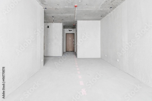 new apartment without finishing